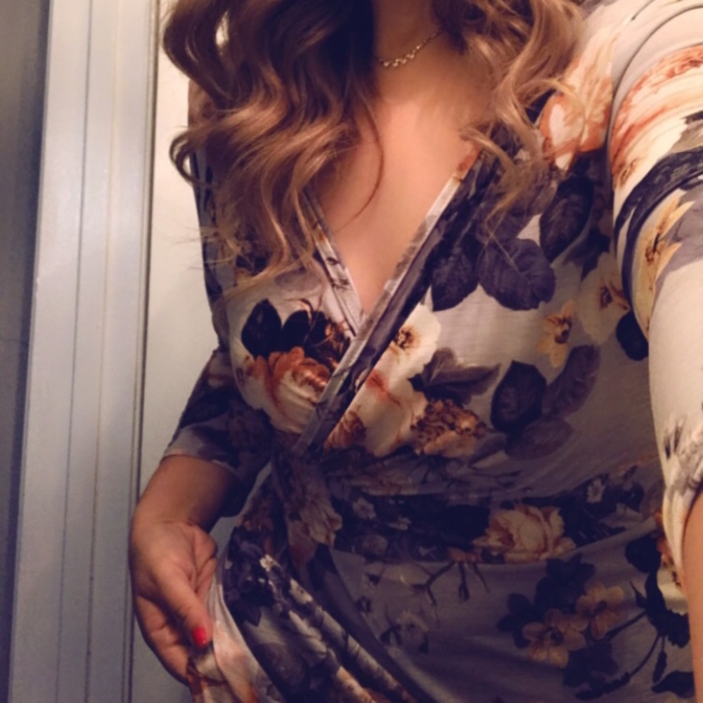 Floral dress plus size